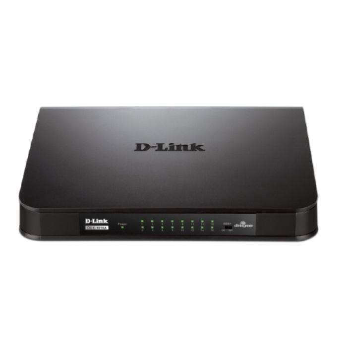 D-Link DGS-1016A/E - Switch Gigabit 16 Ports 10/100/1000 Mbps – Image 1
