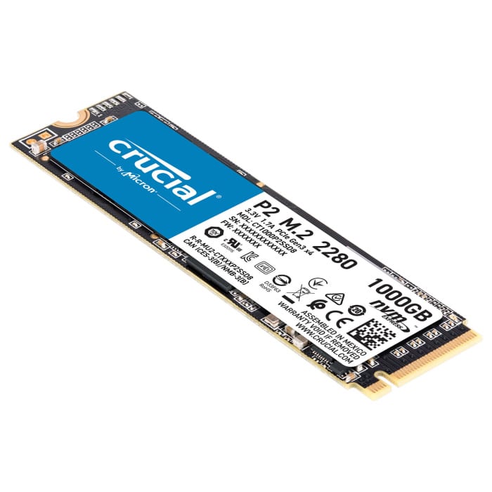 Disque Dur Crucial 1 To -SSD P2 M.2 PCIe NVMe (CT1000P2SSD8) – Image 2