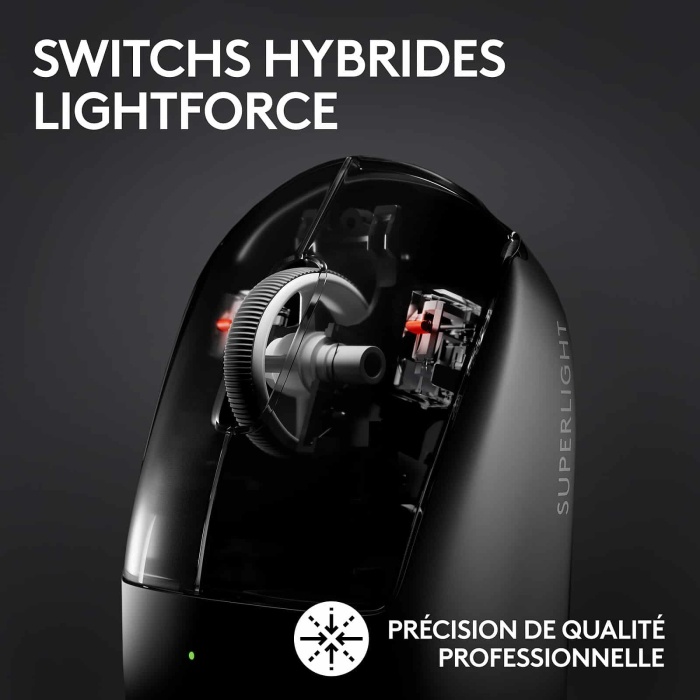 Logitech G Wireless Gaming Pro X Superlight 2 – Noir (910-006631) – Image 4