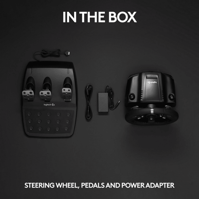 Logitech G920 – Volant de course avec pédales – PC & Xbox (LW2941000123) (941-000123) – Image 5