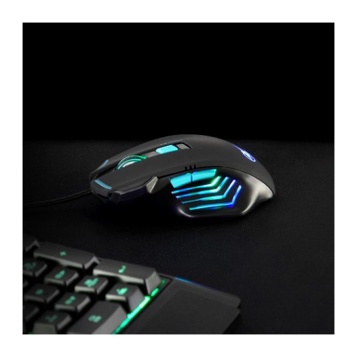 PORTDESIGN SOURIS GAMING AROKH X-1 6 BUTTONS 2400 DPI - GN – Image 5