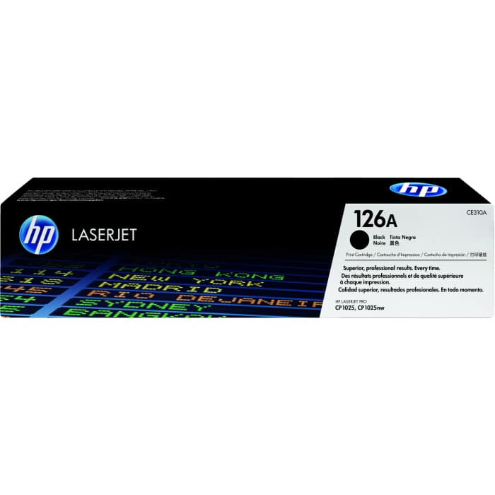 HP 126A toner LaserJet noir authentique – Image 1