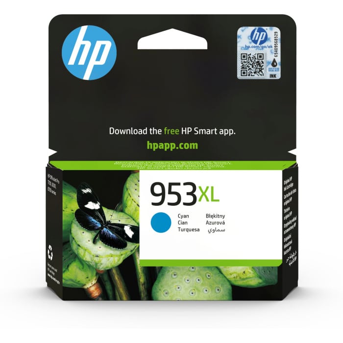 Cartouche d'encre HP 953XL - Cyan (F6U16AE) – Image 2