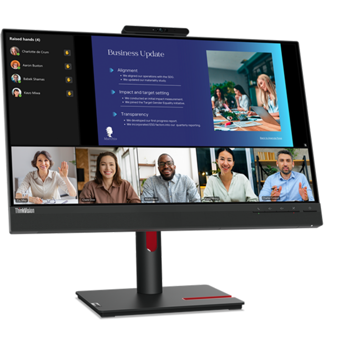 Écran Plat 24" Lenovo ThinkVision T24v-30 (63D8MAT3EU) – Image 2