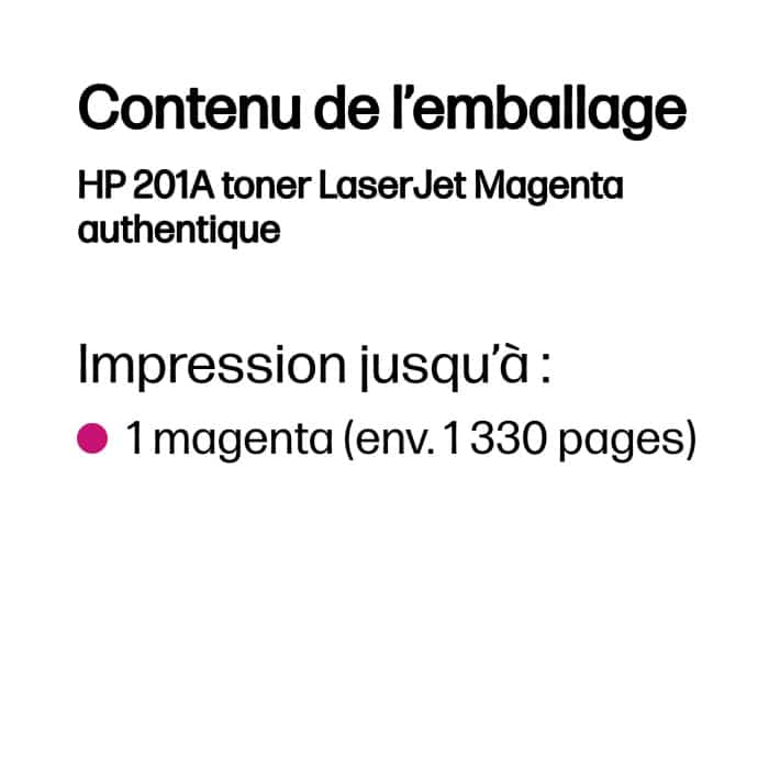 HP 201A Magenta - Toner HP LaserJet d'origine (CF403A) – Image 3