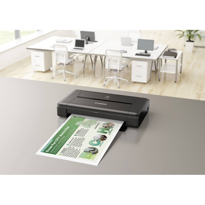 Imprimante Jet d'encre Portable Canon PIXMA iP110 avec batterie (9596B029AB) – Image 3
