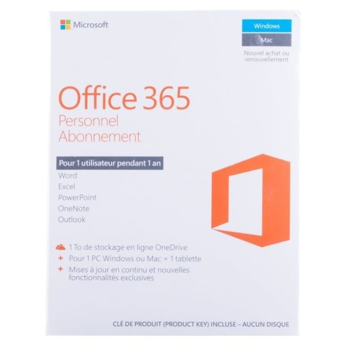 Microsoft Office 365 Personnel Français - 1 an (QQ2-00890) – Image 1