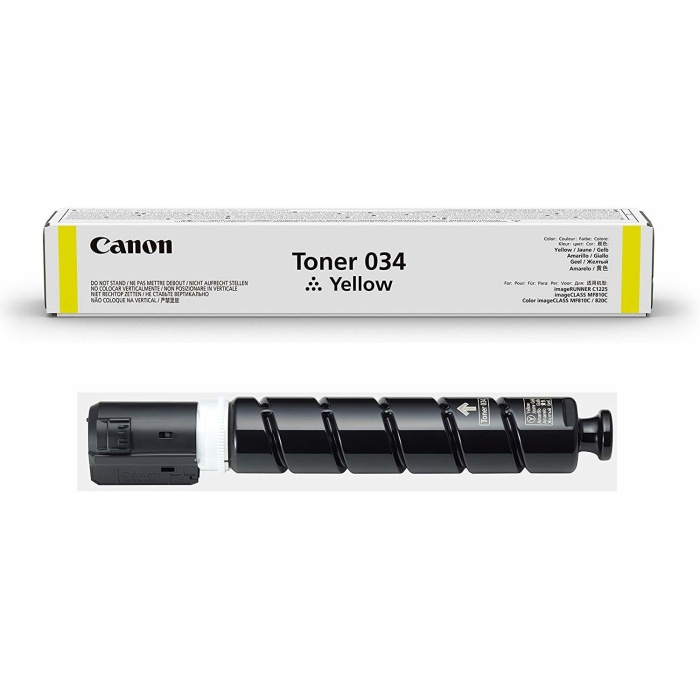 Canon 034 Jaune - Toner Canon d'origine (9451B001AA) – Image 1