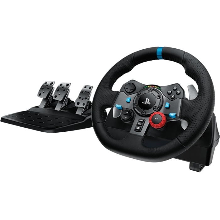 Logitech G29 – Volant de Course avec Pédales – PC & Playstation (941-000112) – Image 1
