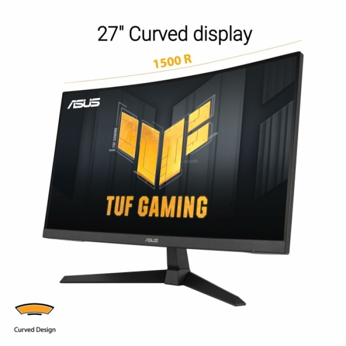 Écran gaming ASUS VG27VQ3B – 27" incurvé (90LM0A90-B01170) – Image 2