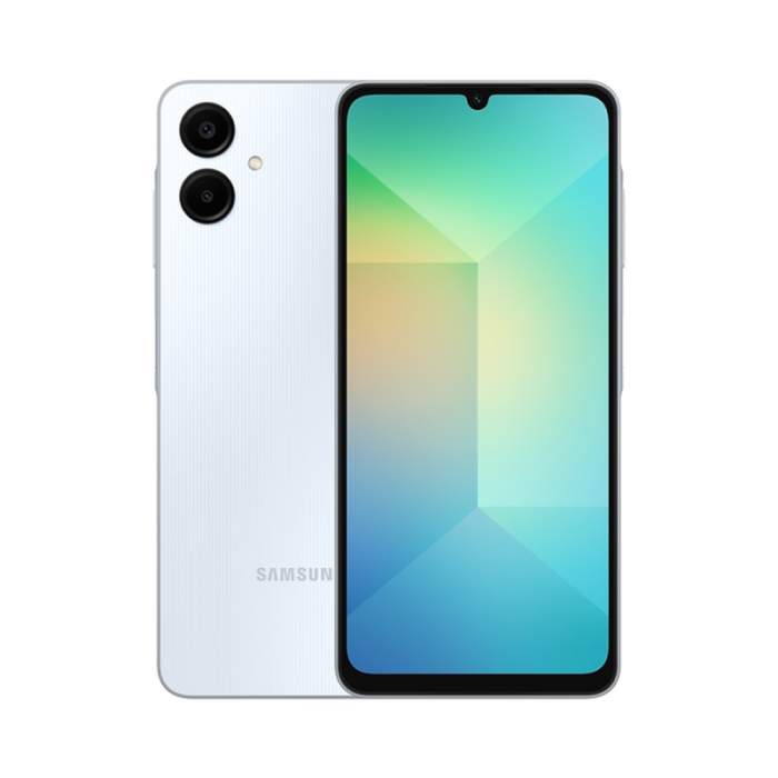 Samsung Galaxy A06 – 4 Go + 64 Go, Bleu clair (SM-A065FLBDMWD) – Image 1