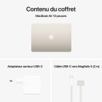 Apple MacBook Air M4 13 pouces (2025) Lumière stellaire 16Go/256 Go (MW0Y3FN/A) – Image 4