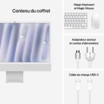 Apple iMac M4 (2024) 24″ 16 Go 256 Go Silver (MWUU3) – Image 3