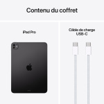 iPad Pro 11″ Wi‑Fi + Cellular – 256 Go, Noir sidéral (MVW13QA/A) – Image 2