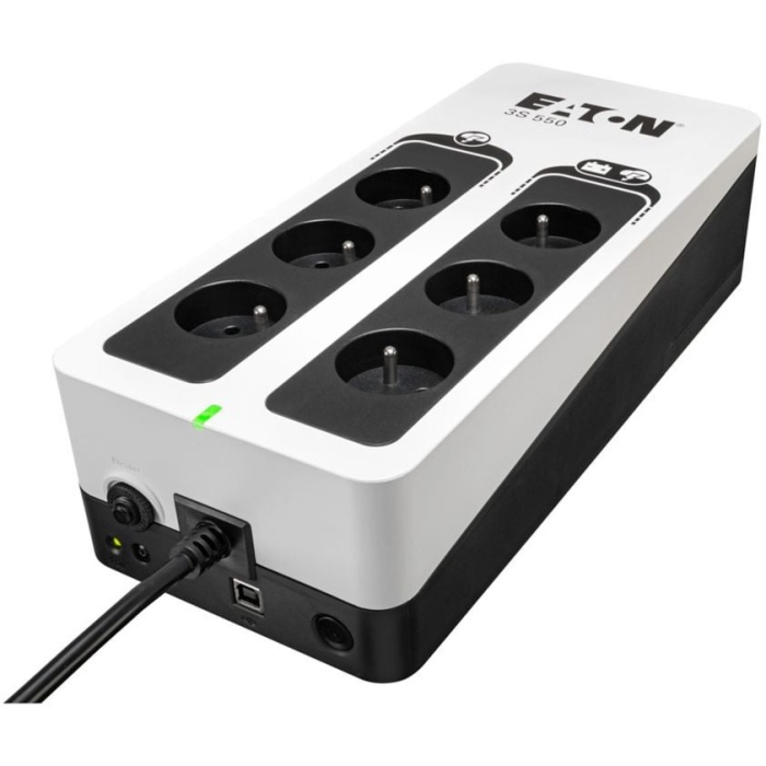 Onduleur Off-Line UPS Eaton 3S gén2 - 330 W / 550 VA - 6 prises FR + USB (3S550F) – Image 1