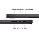 MacBook Pro 16″ – Puce M4 Pro, 48 Go, 512 Go SSD, Noir sidéral (MX2Y3) – Image 3
