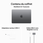 Apple MacBook Air M3 13 pouces (2024) Gris sidéral 16 Go/256 Go (MC8G4FN/A) – Image 4