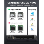 Boitier disque dur SSD externe Ugreen Nvme M2 (10902) – Image 5