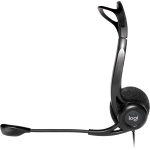 Casque Logitech 960 pour ordinateur avec microphone anti-parasite - USB (981-000100) – Image 2
