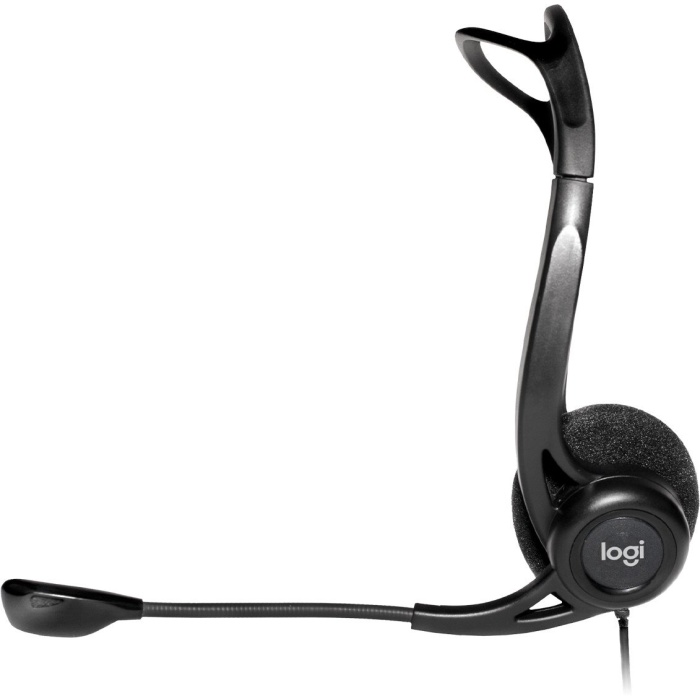 Casque Logitech 960 pour ordinateur avec microphone anti-parasite - USB (981-000100) – Image 2