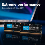 Mémoire RAM Crucial 16 Go DDR5 5600 MHz SO-DIMM (CT16G56C46S5) – Image 2