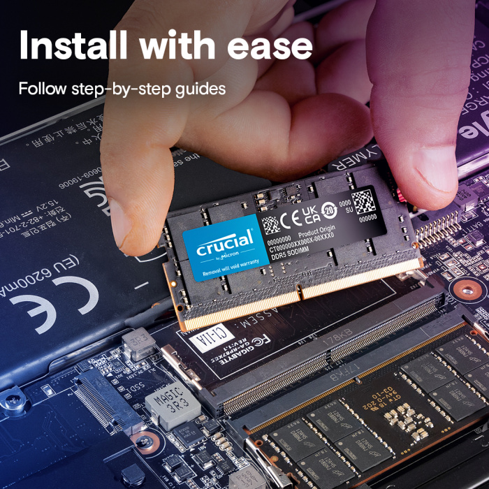 Mémoire RAM Crucial 16 Go DDR5 5600 MHz SO-DIMM (CT16G56C46S5) – Image 5