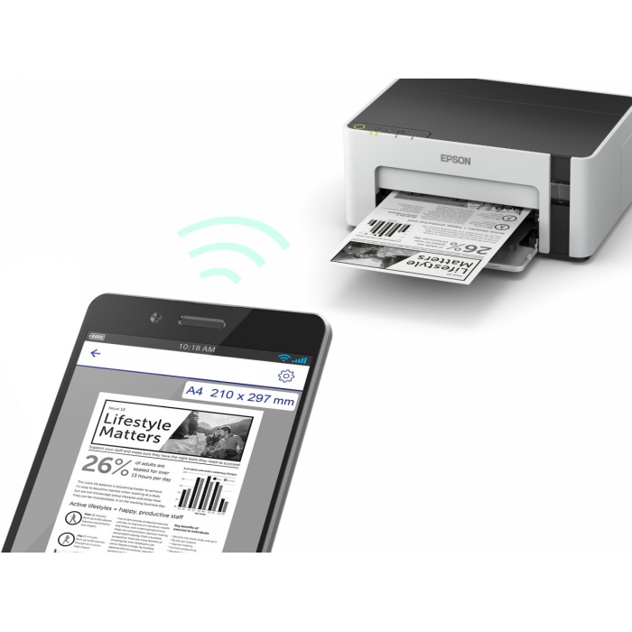 Epson EcoTank M1120 Imprimante monochrome à réservoirs rechargeables (C11CG96404) – Image 4