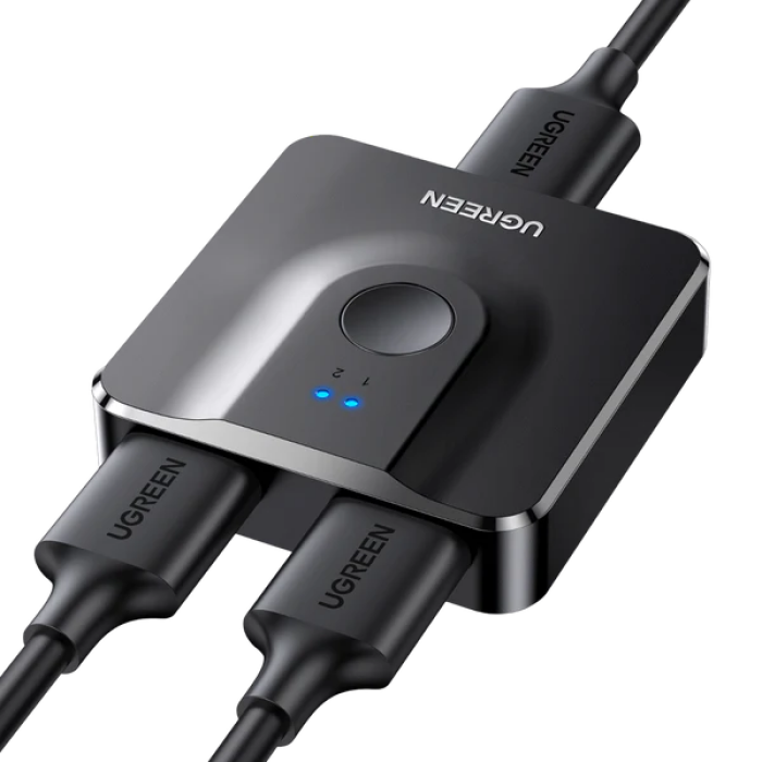 Commutateur HDMI UGREEN – 1 entrée, 2 sorties (50966) – Image 1