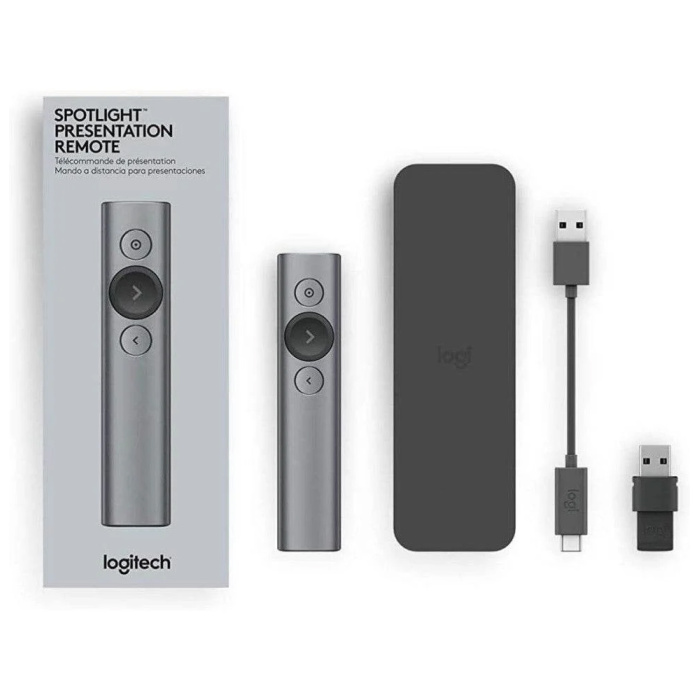Pointeur Logitech Spotlight – Présentateur sans fil (910-004861) – Image 2