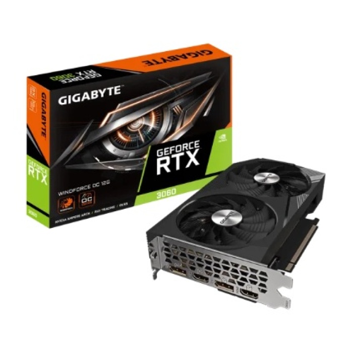 CARTE GRAPHIQUE GIGABYTE RTX 3060 WINDFORCE OC 12GB (AR01221) – Image 1