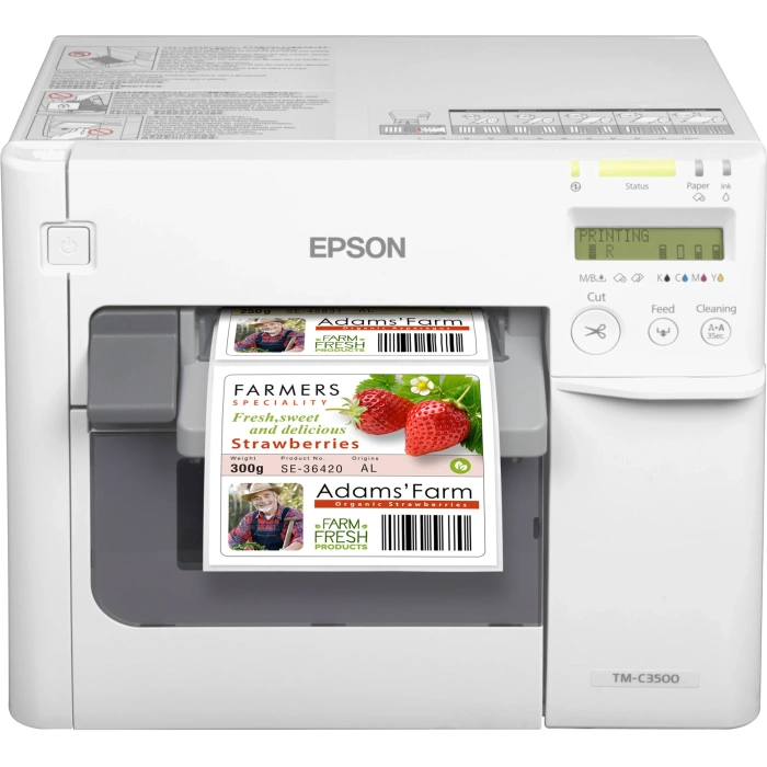Epson TM-C3500 imprimante pour étiquettes Jet d'encre Couleur 720 x 360 DPI 103 mm/sec Avec fil Ethernet/LAN (C31CD54012CD) – Image 3
