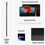 Apple iPad Pro M4 (2024) 11-inch 256GB Wi-Fi Sidereal Black (MVV83QA/A) – Image 4