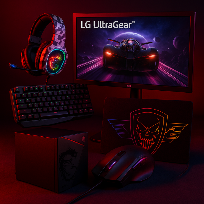 Ultimate Gaming Pack – MSI, LG & Spirit of Gamer – Édition Arctic RGB – Image 1