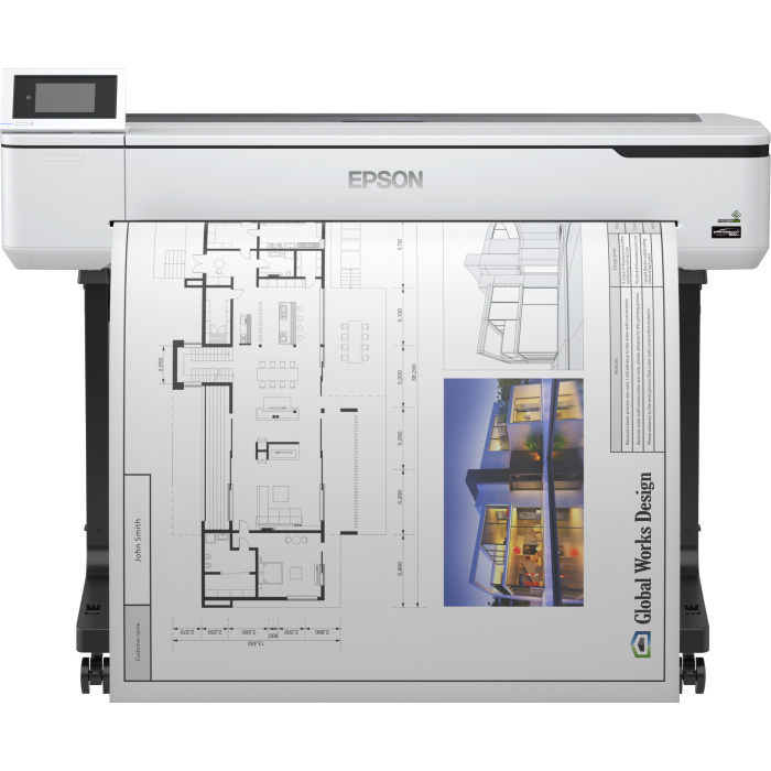 Référence C11CF12301A0 Epson SureColor SC-T5100 - Wireless Printer (with Stand) SureColor SC-T5100 - Wireless Printer (with Stand) (C11CF12301A0) – Image 1