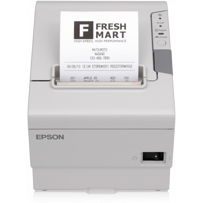 Imprimante de tickets Energy Star EPSON TM-T88V SÉRIE USB + PS-180 + CÂBLE AC (C31CA85012) – Image 1