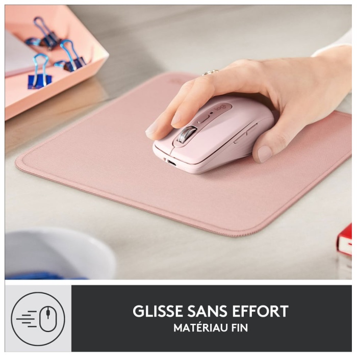 Tapis de Souris Logitech Studio Series - DARKER ROSE (956-000050) – Image 3