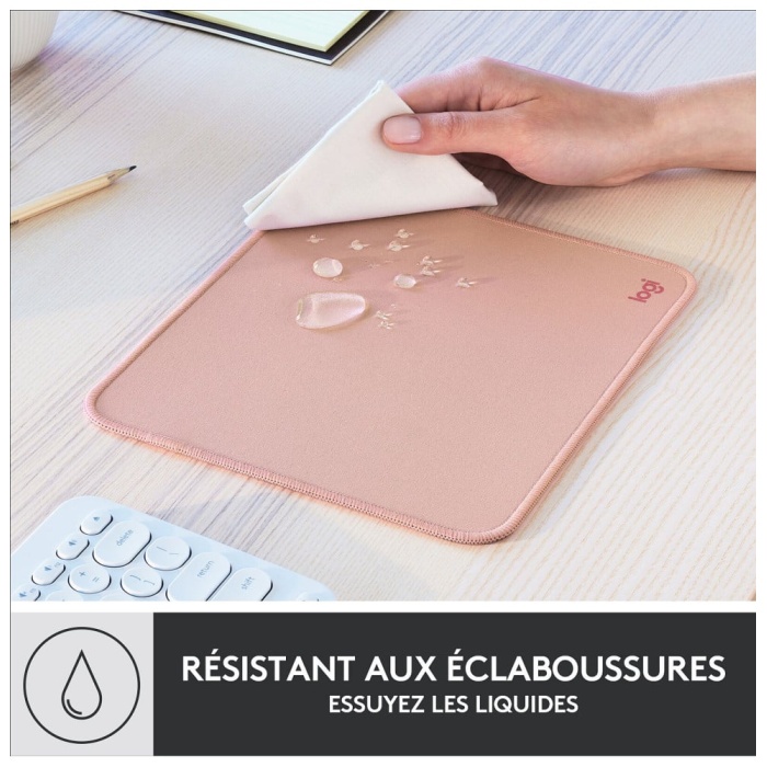 Tapis de Souris Logitech Studio Series - DARKER ROSE (956-000050) – Image 2