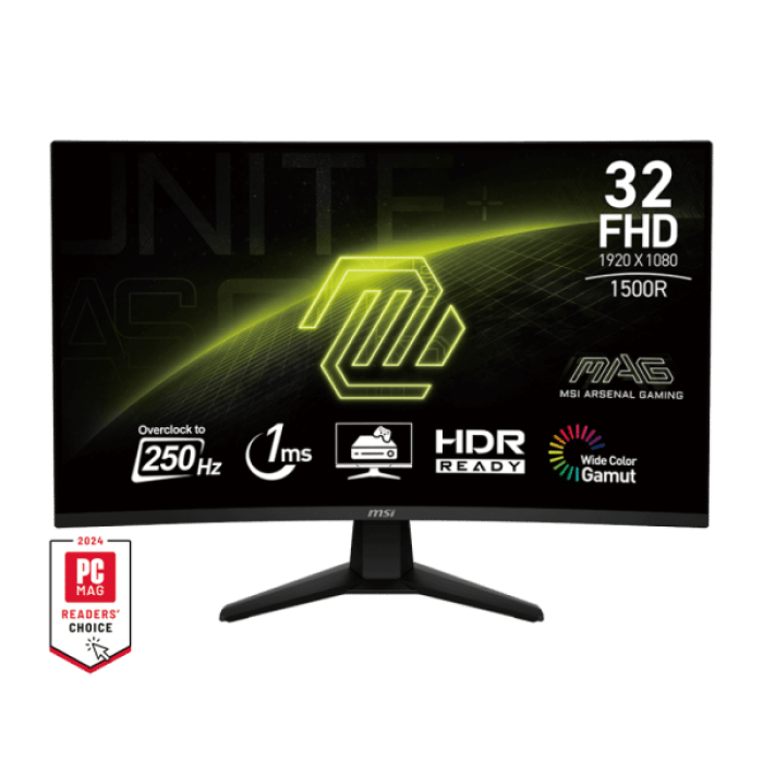 Écran Moniteur MSI MAG 32C6X 32″ 250Hz Curved (4711377195362) – Image 1