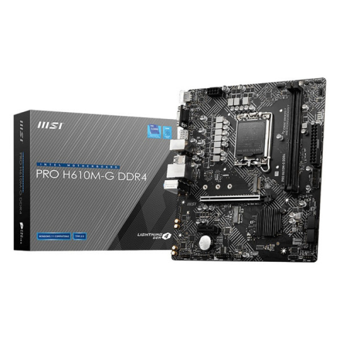 CARTE MERE MSI PRO H610M-G DDR4 (AR01198) – Image 1
