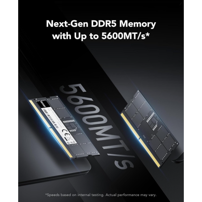 Barrette mémoire RAM Lexar – 16 GB DDR5 RAM 5600 MHz – SO-DIMM (LD5S16G56C46ST-BGS) – Image 2