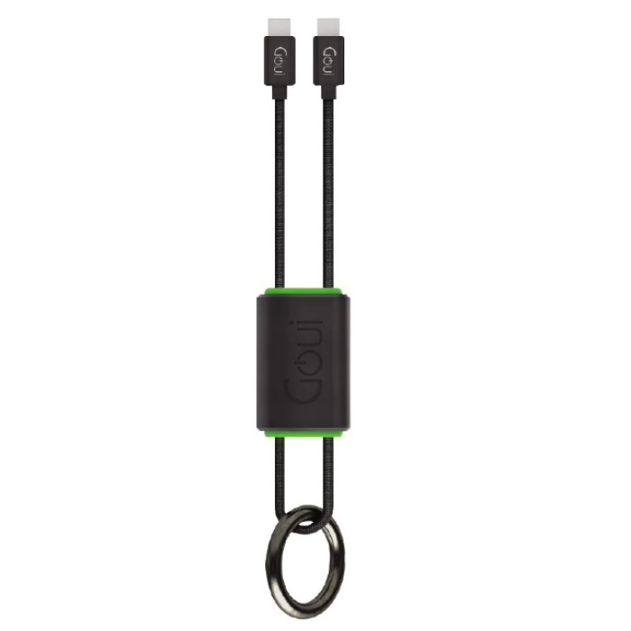 Câble Porte-Clés – Goui Lock USB Type C-C Cable Key Chain (27 cm) (G-NTCC15-KC-K) – Image 1