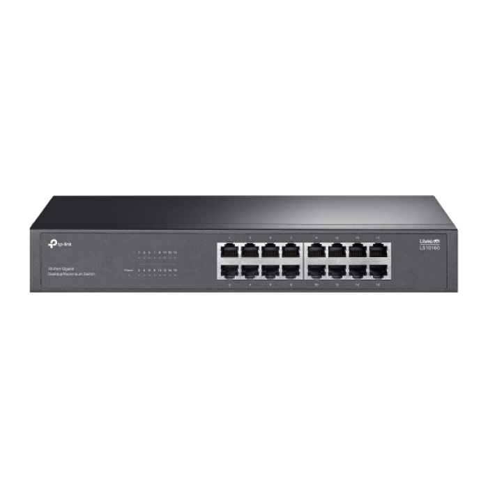 Switch TP Link LS1016G – 16 ports Gigabit – Bureau ou rac (LS1016G) – Image 1