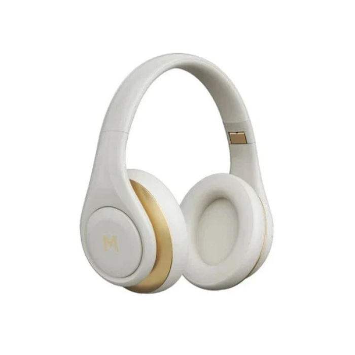 Casque audio sans fil avec réduction de bruit - Crème (M-P9-CG-01) – Image 2