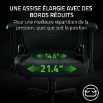 RAZER Chaise Gaming ISKUR V2 X - Noir (8886419354734) – Image 5