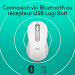 LOGITECH Souris sans fil Signature M650 – Blanc (910-006255) – Image 11