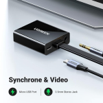 UGREEN Adaptateur HDMI vers VGA avec audio (40248) – Image 2