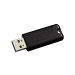 VERBATIM Clé USB PINSTRIPE 128 GB - Noir (49319)