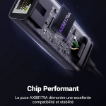 UGREEN Adaptateur USB C vers RJ45 1000Mbps (50737) – Image 7