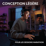 LOGITECH Casque Gaming Sans Fil G522 LIGHTSPEED - Noir (981-001544) – Image 13