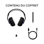 LOGITECH Casque Gaming Sans Fil G522 LIGHTSPEED - Noir (981-001544) – Image 8